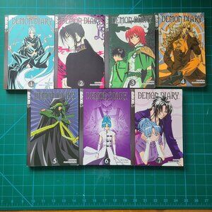 Demon Diary Vol 1-7 OOP Complete Set TOKYOPOP English Manga